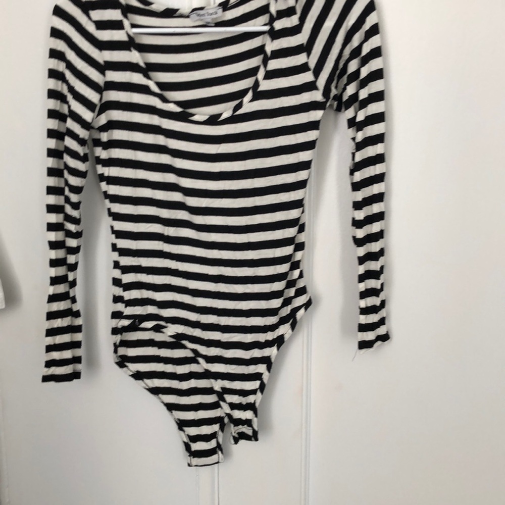 Striped bodysuit